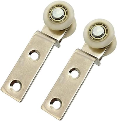Lager Katrol Blok - Wiel Set - Meubels Verplaatsen - Soepel Draaiend - 10 Stuks - Zilver Wit