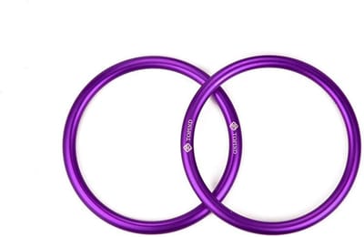 Aluminium Ringen - Draagdoek Clips - Baby Dragen - Loodvrij Nikkelvrij - 76 cm Doorsnee - Violet