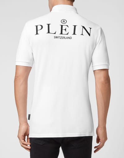 Slim Fit Polo Shirt Ss Iconic Plein