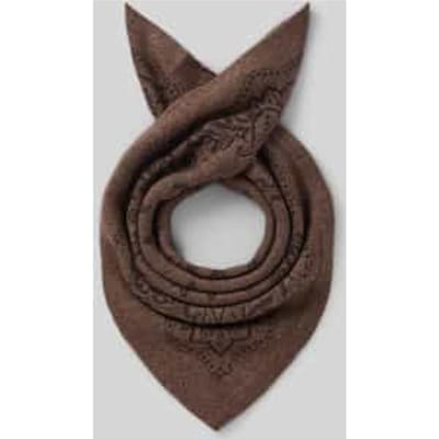 Neo Noir Adelina Paisley Knit Scarf Sjaals Dames - Bruin - Maat ONESIZE