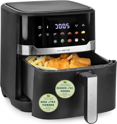 Digitale Heteluchtfriteuse - Airfryer XXL - Gezond Frituren - 10 Automatische Programma's - 6.5 Liter - Zwart