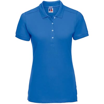 Damespolo Russell Athletic Fitted Stretch