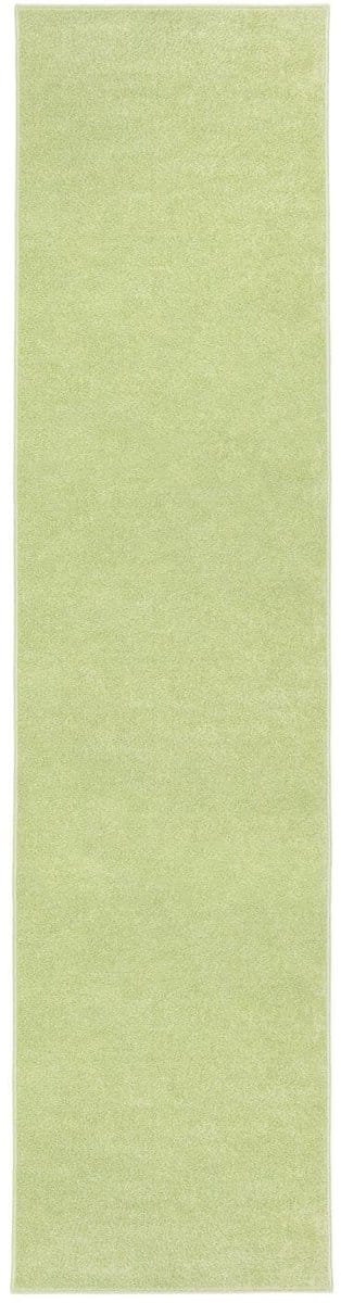 Anna, Binnen & buitentapijt, Moderne, 80 x 300 cm, Rechthoekig, Middelpolig, Hal, Patio, Alleen handwas, UV-bestendig, Groen