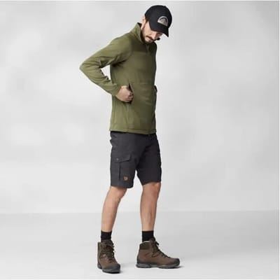 Fjällräven Fjallraven Abisko Lite Fleece Jacket Heren (Maat - XL, Kleur - Green)