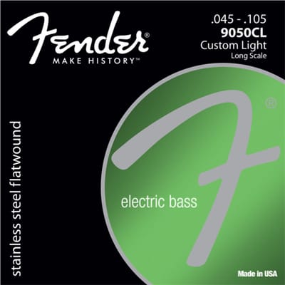 Fender Strings Flatwound 45 105 9050CL stainless steel - Snarenset voor 4-string basgitaar