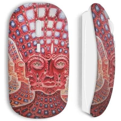 Souris Psychedelic Style Sans Fil