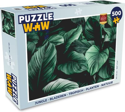 Puzzel Jungle - Bladeren - Tropisch - Planten - Natuur - Legpuzzel - Puzzel 500 stukjes
