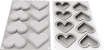 Silikomart Siliconen Vorm & Uitsteker Mini Love Story