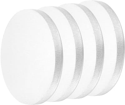 Aluminium Platen - Aluminium Schijven - Metaalbewerking - 5052 Legering - 50 mm x 5 mm - Zilver