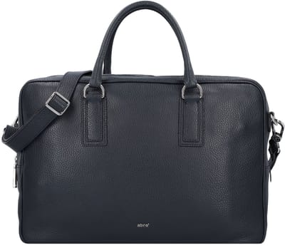abro Adria Koffer Leer 40 cm - cm ( Zoll) - navy
