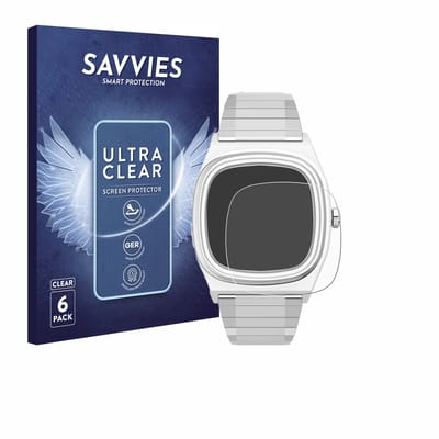 Savvies - Screenprotector voor Timex Reissue 1983 E - Folie Beschermfolie transparant 6 Stuks