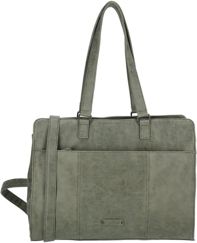 Enrico Benetti Ruby Grote Schoudertas Dames - Imitatieleer - Groen
