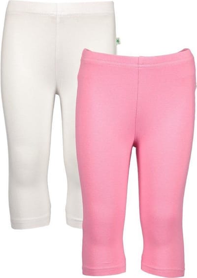 Blue Seven Meisjes Set(2delig) Roze en Witte Capri legging - Maat 98