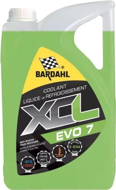 Bardahl Koelvloeistof Groen Evo 7 -37°C - 5L