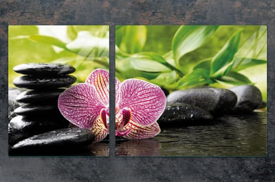 TMK ArtDeko - Snijplank - Glas - 100x52 cm - Orchidee