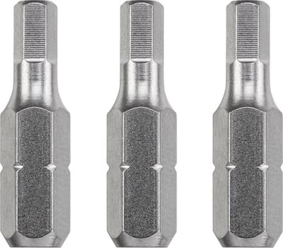 KWB 3 Bits 25mm Hex 6,0mm Kaart