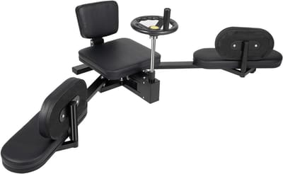 TIM® Beenspreider - Verstelbare Yoga Split Trainer – Benen Spagaat Beenspreider – Rekmachine - Stretching Machine - Lenigheid Trainer - Stretchen - Spagaat Trainer - Zwart - 44cm x 28cm x 2cm