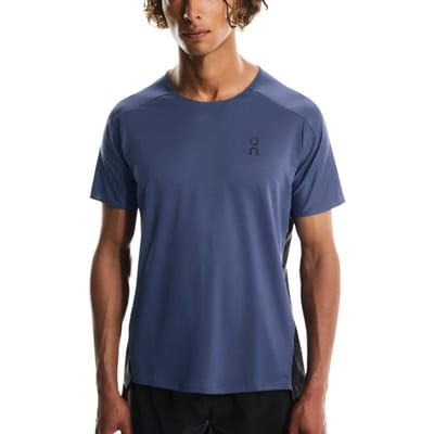 On Performance Eenvoudig Comfortabel Ademend T-shirt met Ronde Hals en Korte Mouwen Heren Tops 1ME10233551 XL blue