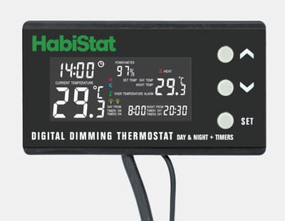 Habistat Digitale Dimmer Thermostaat - Terraium - 600 Watt Dag/Nacht Timer