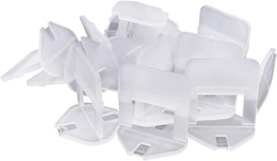 Nivelleringssysteem Tegels - Tegellegging Hulp - Vlakke Tegels Leggen - Herbruikbare Treklussen - 2 mm 1000 stuks - Wit
