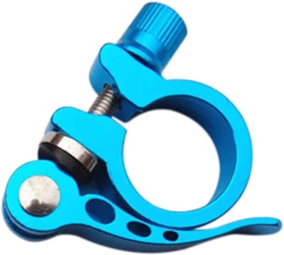 Zadelpenklem Snelspanner - Fiets Zadelklem - Fiets Zadel Verstellen - Eenvoudige Installatie - 28.6 mm - Zwart
