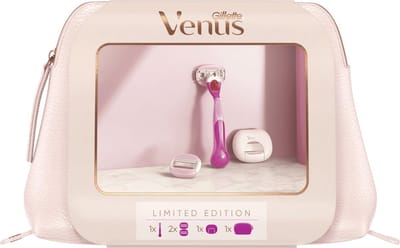 Venus Set ComfortGlide Spa Breeze Mesje + Navulmesje + Reishoes + Etui