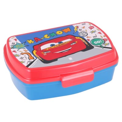 Disney Broodtrommel Cars 3 Junior 17 X 14 Cm Blauw/rood