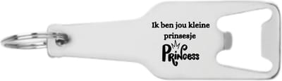 Akyol - ik ben jou kleine prinsesje flesopener - Familie - vrienden - cadeau - 105 x 25mm