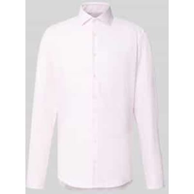 slim fit zakelijk overhemd van 100% katoen model 'Spread Kent'