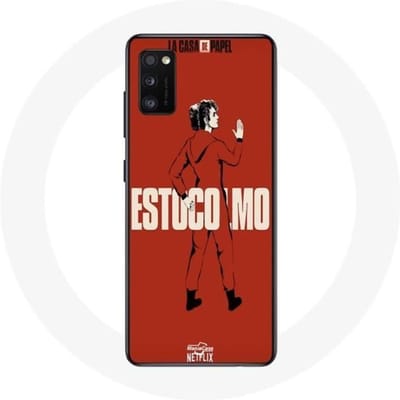 Samsung Galaxy A41 hoesje La Casa De Papel Estocolmo tekening