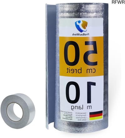 RFWR® Isolatiefolie 3-4 mm voor Thermische Isolatie van Radiatoren, Daken, Ramen en Vloeren - 0,5 x 10 m