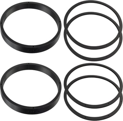 Luidspreker Afstandsringen - Speaker Adapters - Auto Audio Installatie - Set van 2 met Afdichtingen - Ø200 x 22 mm