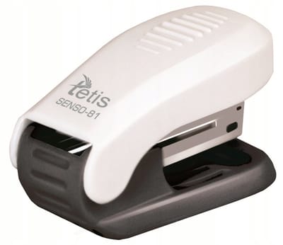 Tetis Senso-mini nietmachine, zwart, voor 12 afgedekt