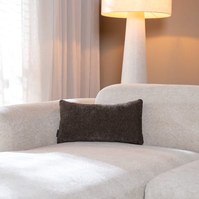 Bronx71® Sierkussen Maya chenille bruin 25 x 45