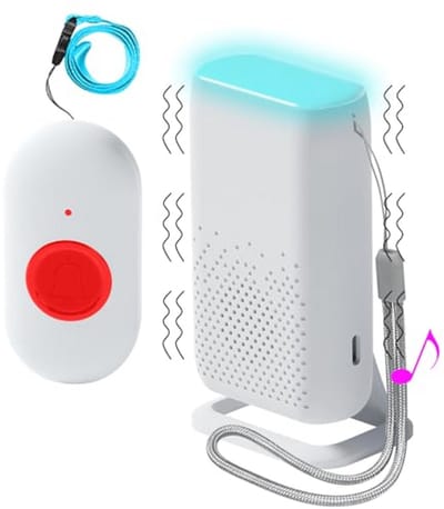 Draadloze Noodoproepknop voor Senioren - Pager Trilalarm voor Ouderzorg