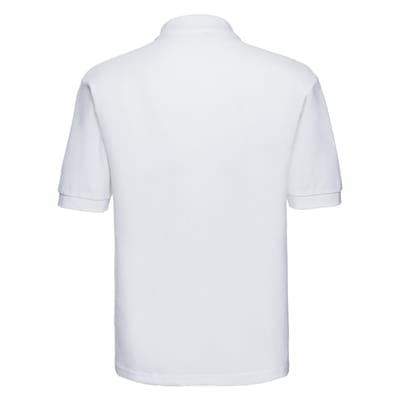 Russell Heren Klassiek Polycotton Poloshirt (Wit)