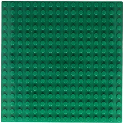 Albatros Hengelsport bouwplaat groen 25,5x25,5cm bouwstenen basis.