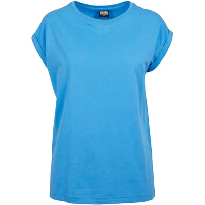Urban Classics - Extended shoulder Dames Tshirt - 3XL - Blauw