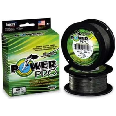 Power Pro Dyneema | Moss Green | 0.41mm | 455m