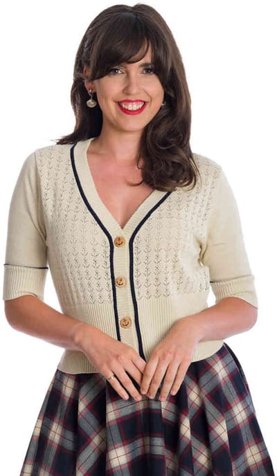 Banned - BOAT CLUB Cardigan - 2XL - Wit