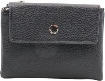 Flora&co - Paris - portemonnee - dames beugelportemonnee - broekzakformaat - zwart