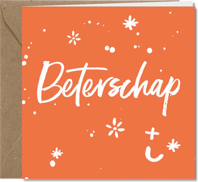 Tallies Cards - Beterschap - Color & White wenskaarten