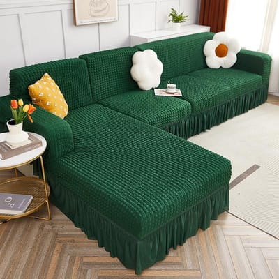 Stretch Bankhoes Hoesdoek Bijzitbank Woonkamer Combinatie Bankhoes All-Inclusive Antislip Vier Seizoenen Universeel 90-140cm