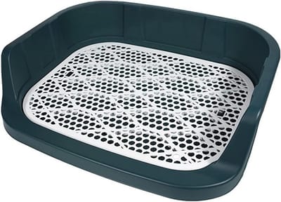 Honden Toilet - Huisdier Potje - Zindelijkheidstraining Huisdier - Anti-spat Ontwerp - 50x40x13 cm - Blauw