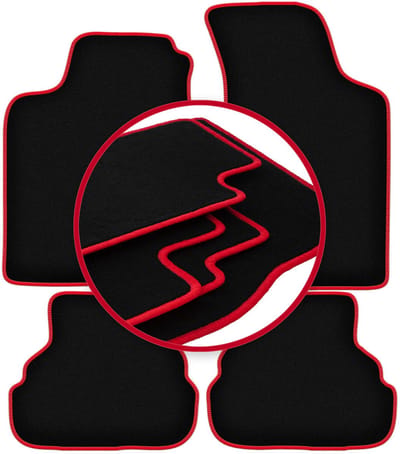 CARLUX-RED automatten voor: Volkswagen Vento sedan (1991-1997)