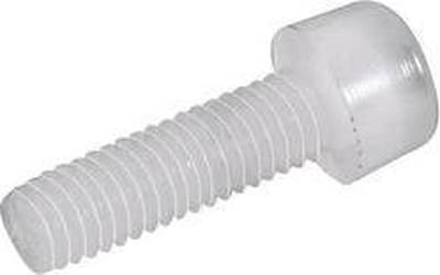TOOLCRAFT 830290 Cilinderschroeven M3 30 mm Binnenzeskant (inbus) DIN 912 Kunststof, Polyamide 10 stuk(s)