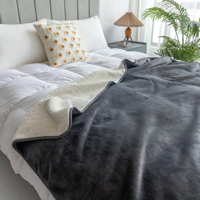 Dailygoods- Fleece Deken Waterdicht - Huisdierdeken - Omkeerbaar - Zachte Pluche - Bescherming tegen Vlekken - Sterke Duurzaamheid