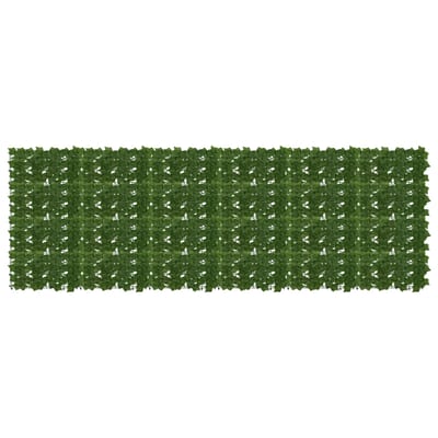 vidaXL - Balkonscherm - met - bladeren - Groen - 300 - x - 100 - cm
