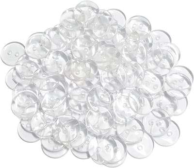 Transparante Knopen Set van 150 Stuks, 10/12.5/15mm, Reversible 2-Gat Knopen voor Kleding, Beddengoed en Creatieve Projecten
