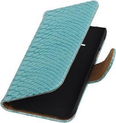 Turquoise Slang Booktype Samsung Galaxy Grand Neo Wallet Cover Hoesje